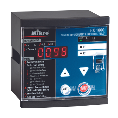 RX1000A-230A MIKRO Over Current & Earth Fault Relay RX1000-230A