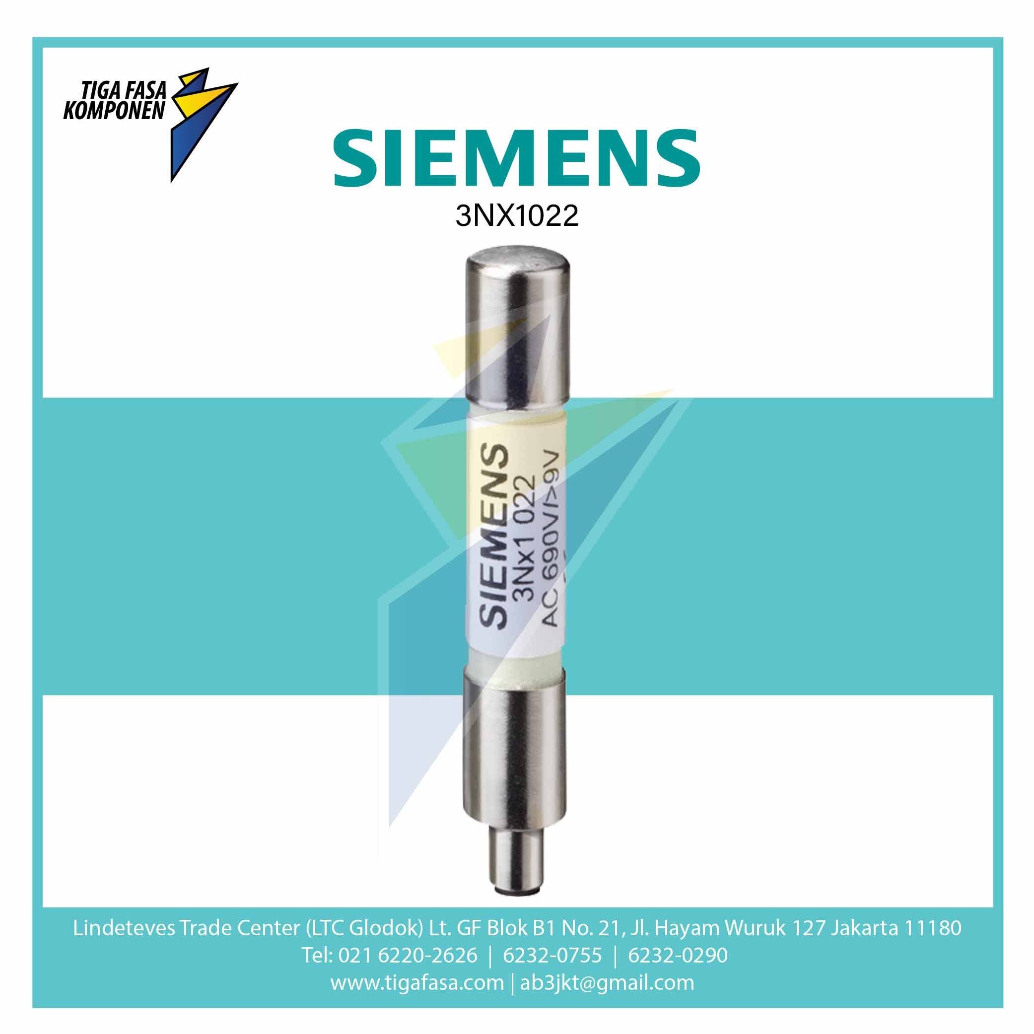 3NX1022 Signal detector link 690 V AC/>9 V