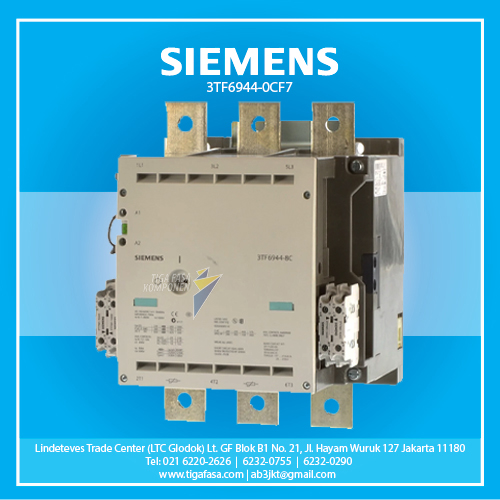 3TF6944-0CF7 CONT 3P AC.3- 820 A; 4NO-4NC AC.1- 910A 450kW