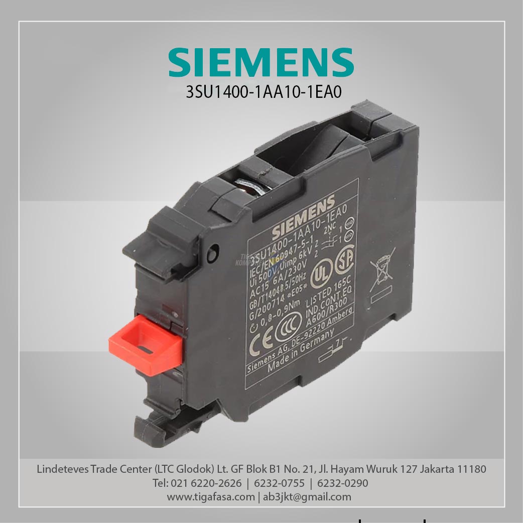 3SU1400-1AA10-1EA0 Contact Module 2NC