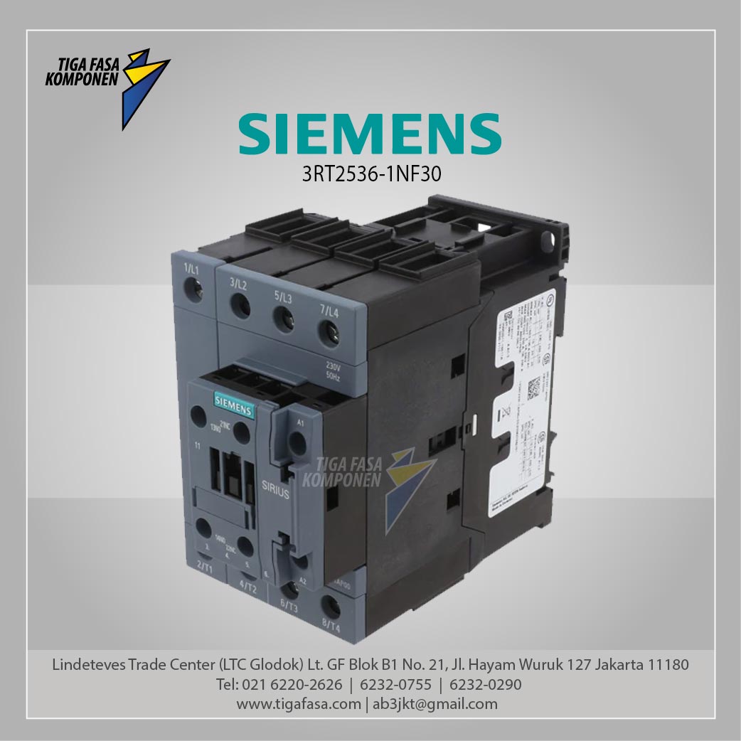 3RT2536-1NF30 MC 41 A 22 kW / 400 V 4P 83-155 V AC/DC