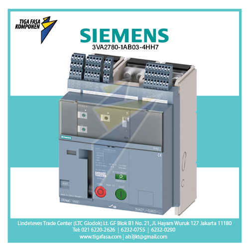 3VA2780-1AB03-4HH7 MCCB 3P 800A 55kA