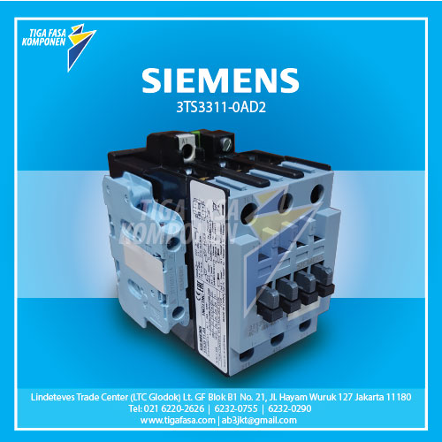 3TS3311-0AD2 MC 11kW 25A 1NO+1NC 42VAC 