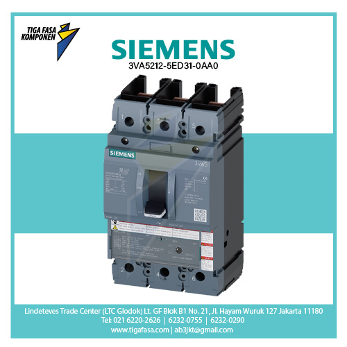 3VA5212-5ED31-0AA0 MCCB 3P 125A  35kA 