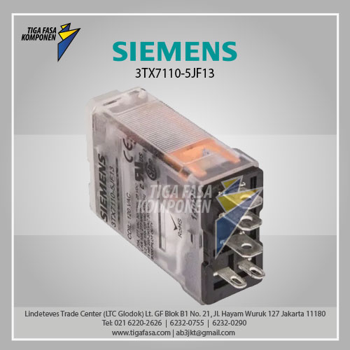 3TX7110-5JF13 Siemens Relay 20A, 120VAC