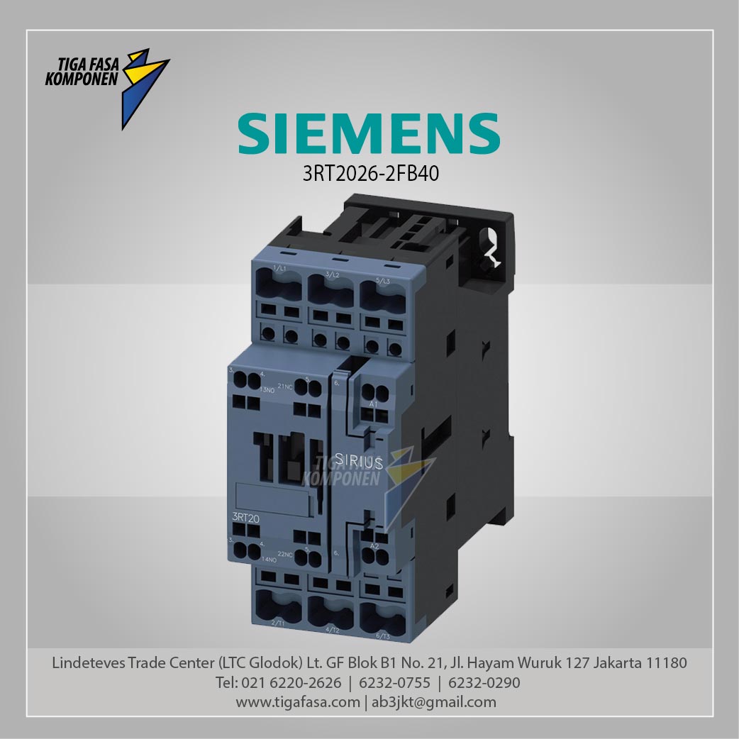 3RT2026-2FB40 MC 25 A 11 kW / 400 V 3P 24 V DC