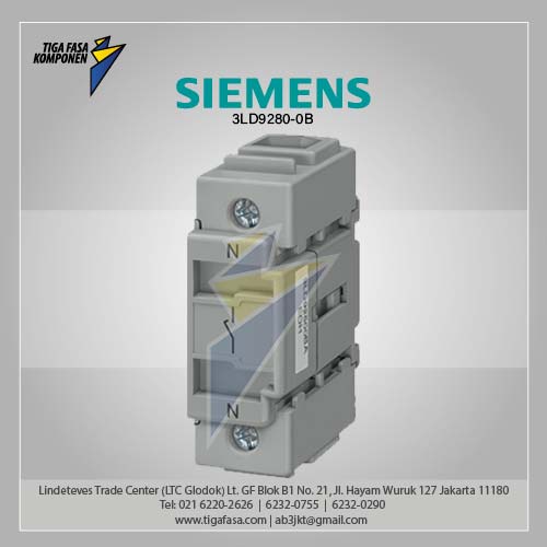 3LD9280-0B Neutral Conductor 100A and 125A Front