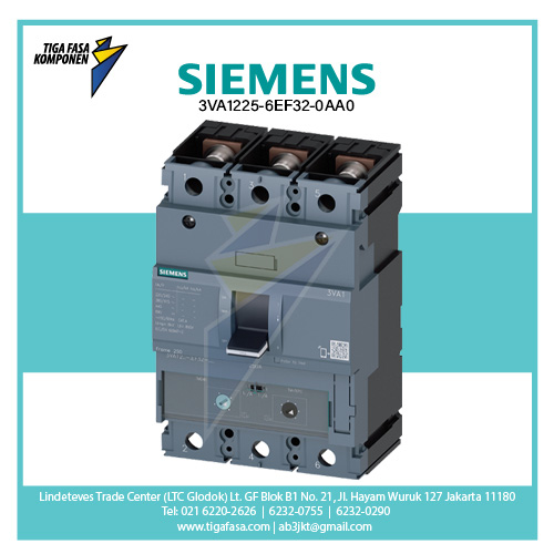 3VA1225-6EF32-0AA0 MCCB 3P 175-250A 70kA 