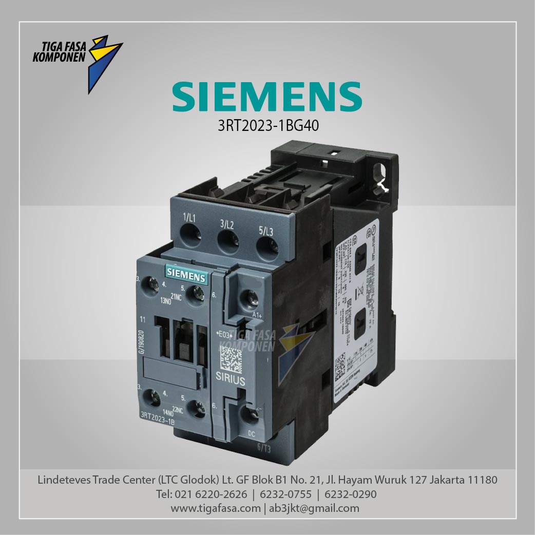 3RT2023-1BG40 MC 9 A 4 kW / 400 V 3P 125 V DC