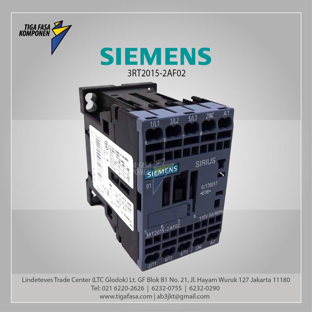 3RT2015-2AF02 MC 7 A 3 kW / 400 V 3P 110 V AC