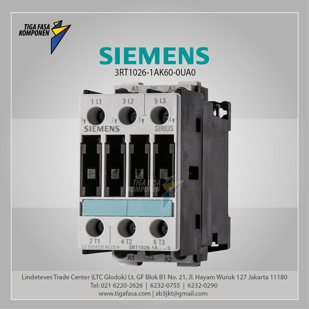 3RT1026-1AK60-0UA0 MC-10HP 110VAC