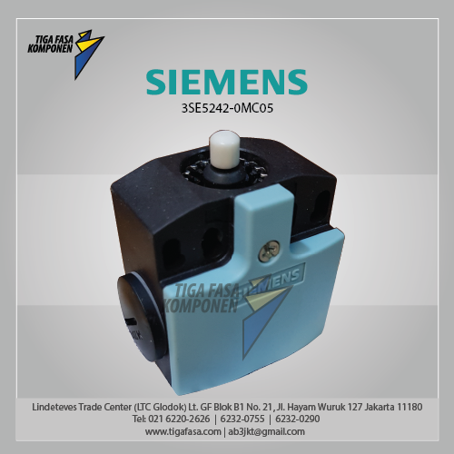 3SE5242-0MC05 Limit Switch 2 x (M20 x 1.5) 1 NO/2 NC 50 mm