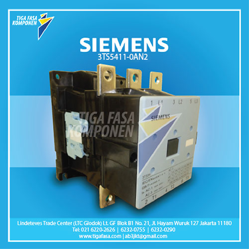 3TS5411-0AN2 MC 132kW 250A 1NO+1NC 220VAC 