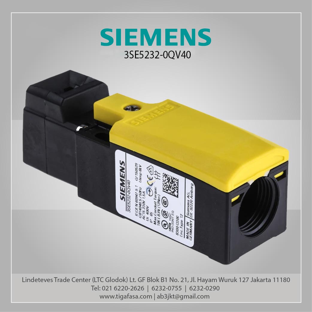 3SE5232-0QV40 Safety Position Switch 2 NC/1 NO