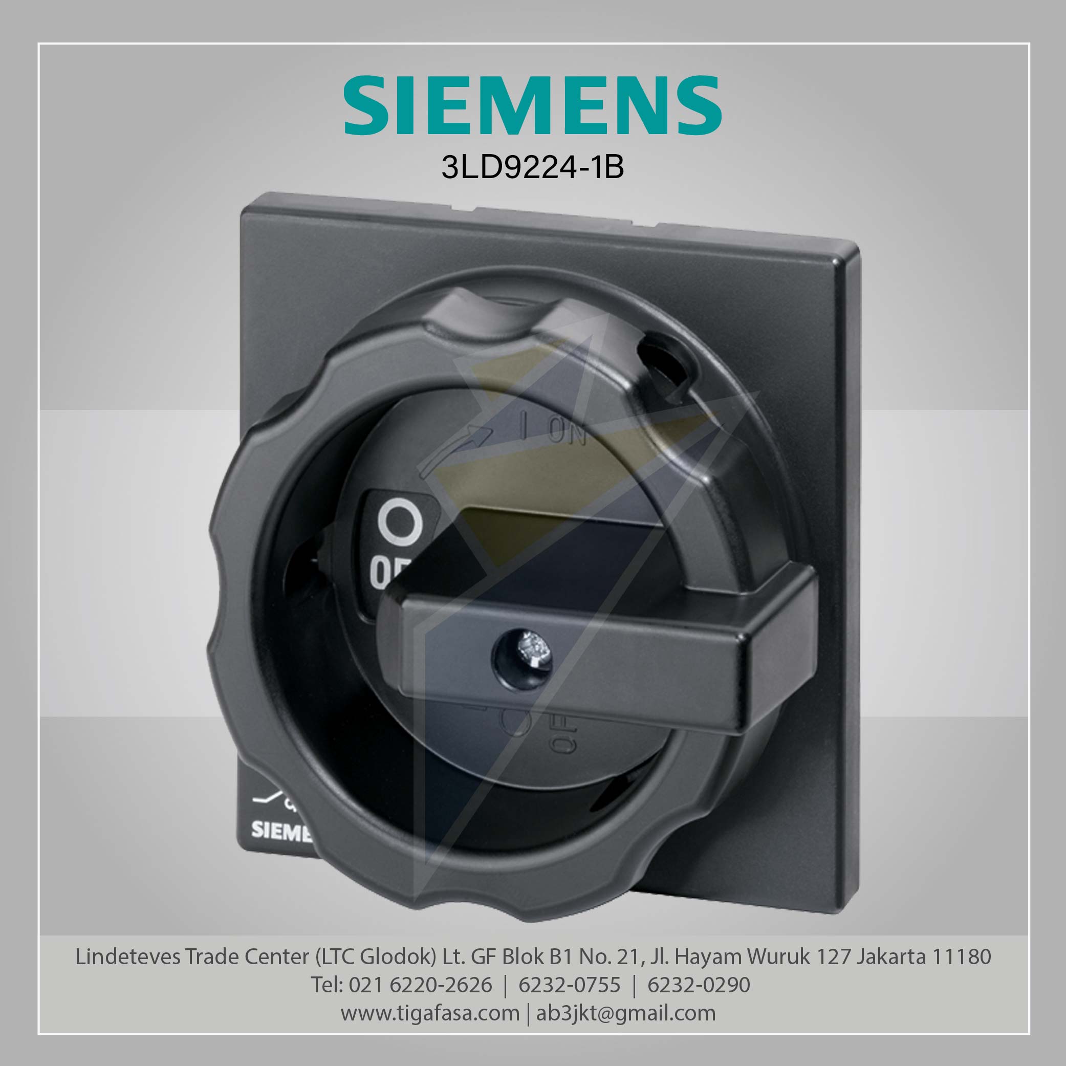 3LD9224-1B Rotary Operating Mechanism 25A and 32A Floor