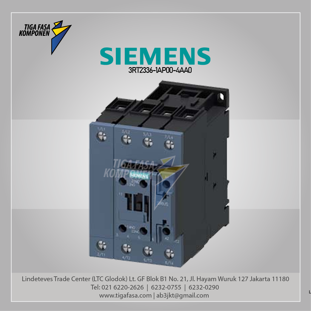 3RT2336-1AP00-4AA0 MC 51 A 22 kW / 400 V 4P 230 V AC