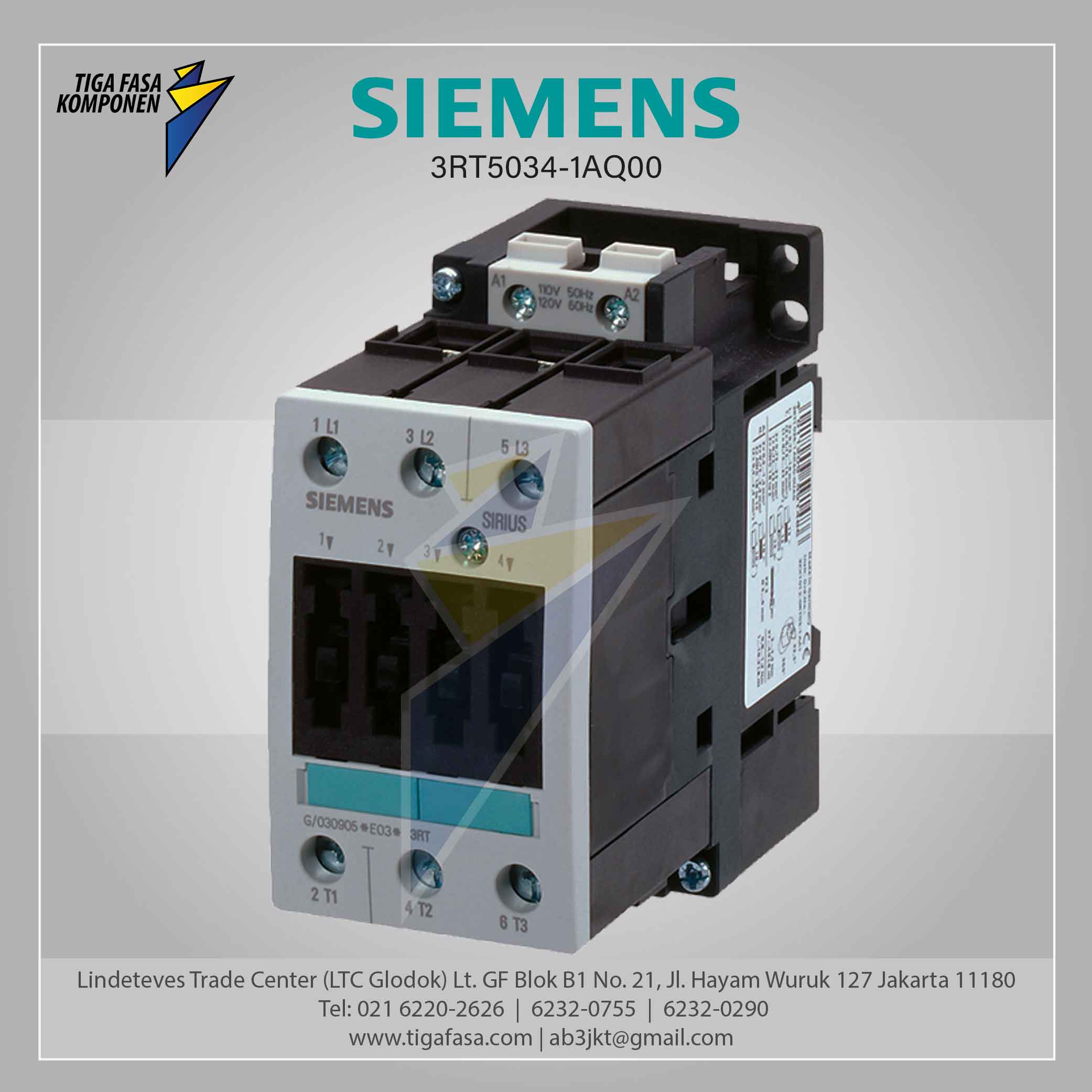 3RT5034-1AQ00 MC AC 380 V 15 kW 400 V 3P