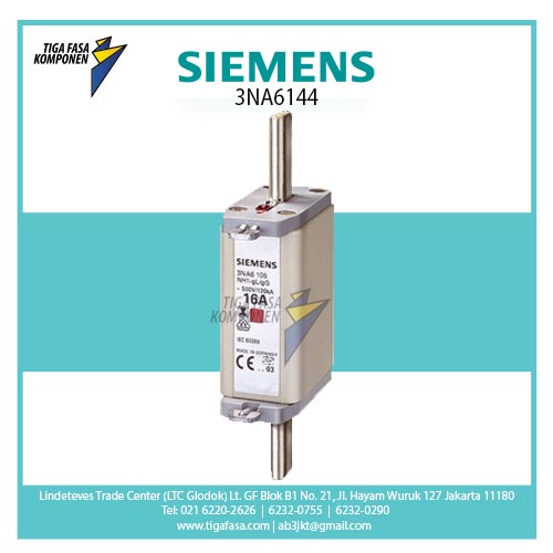 3NA6144 FUSE NH1 250 A