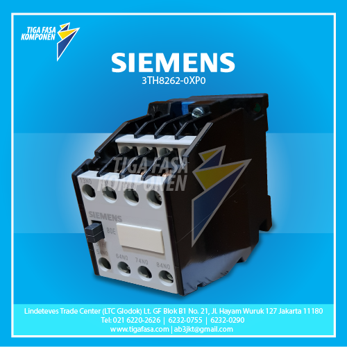3TH8262-0XP0 Contactor Relay 6NO+2NC 380 V AC