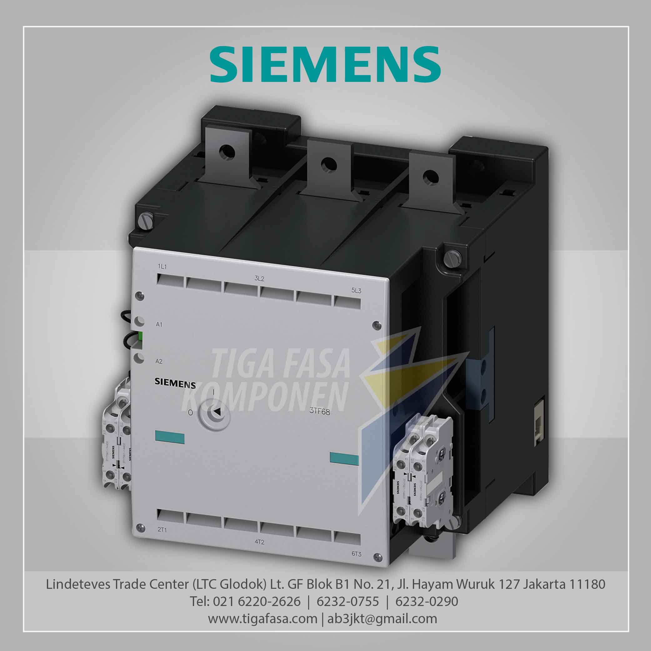 3TF6833-1QL7 CONT 3P AC.3- 400/380V; 335 kW