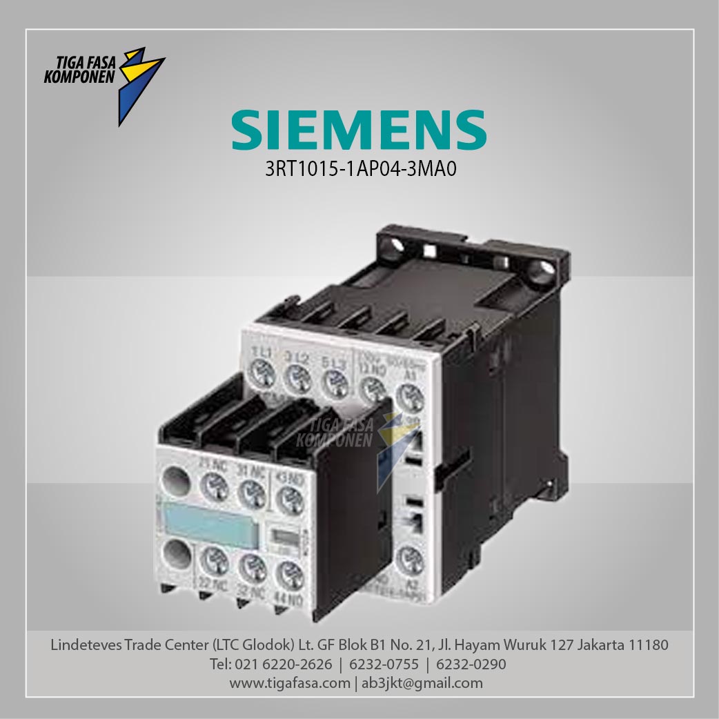 3RT1015-1AP04-3MA0 MC-3KW 230 VAC 2NO2NC