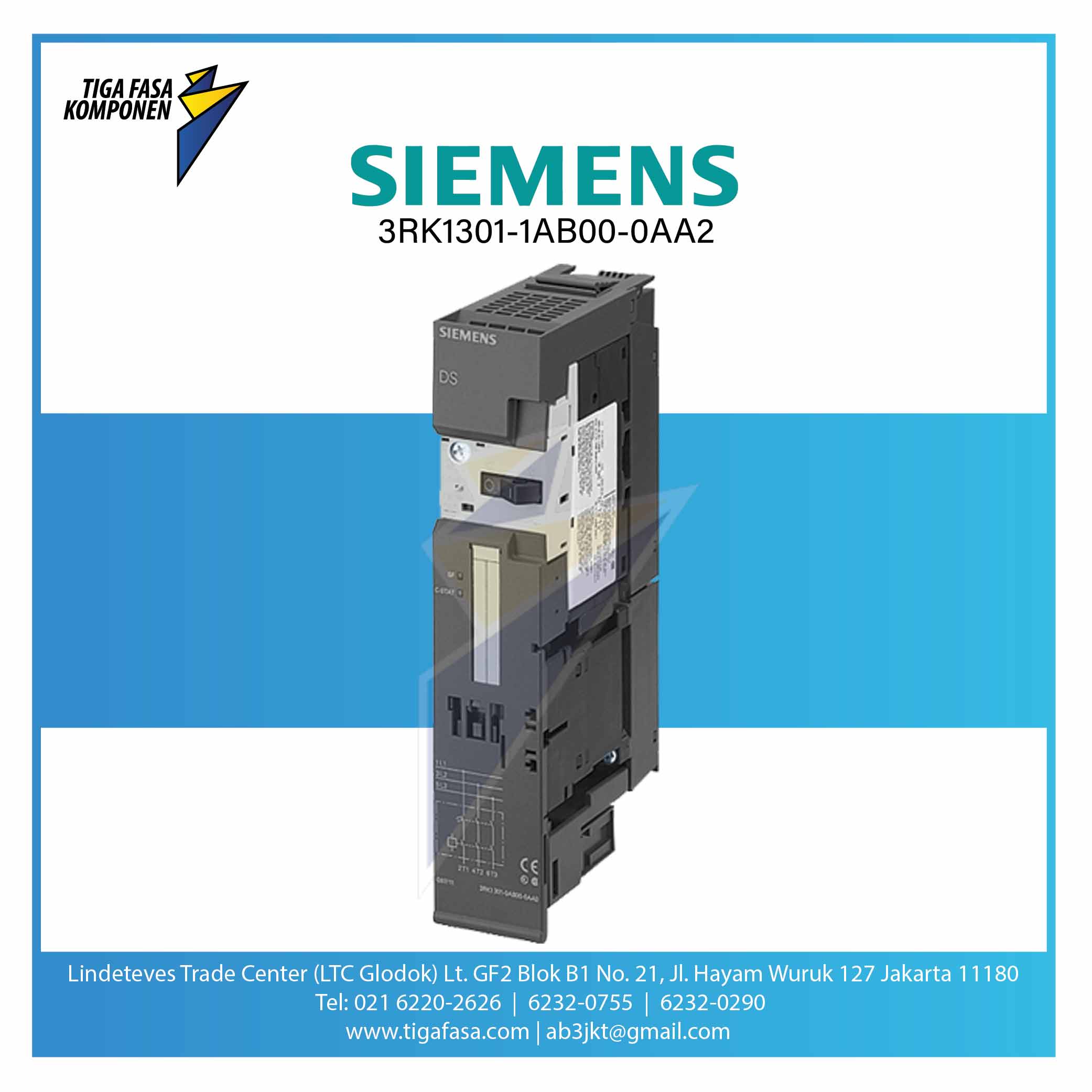 3RK1301-1AB00-0AA2 DS1-X For ET200S Electromech Line Starter