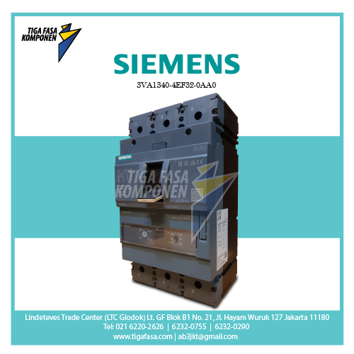 3VA1340-4EF32-0AA0 MCCB 3P 280-400A 36kA 