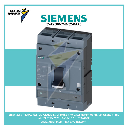 3VA2580-7MN32-0AA0 MCCB 3P 320A-800A 110kA 