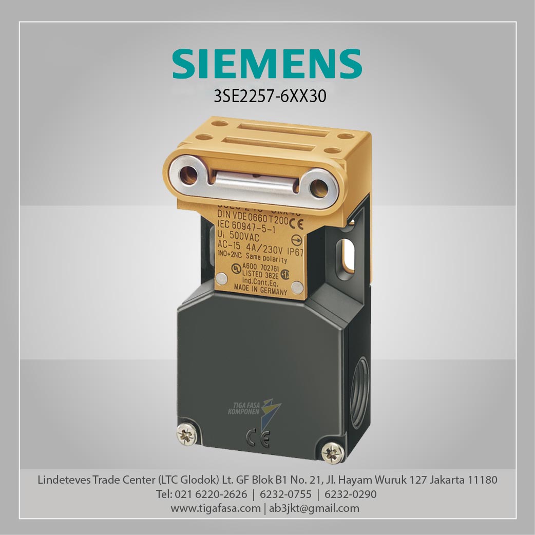 3SE2257-6XX30 Safety position switch 3x(M20x1.5)