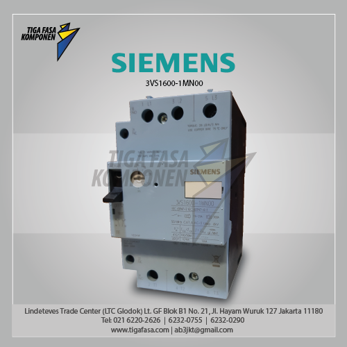 3VS1600-1MN00 MPCB 16...25 A 415 V 100 kA