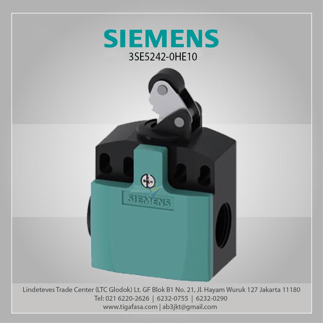 3SE5242-0HE10 Limit Switch 2 x (M20 x 1.5) 1 NO/1 NC 13 mm