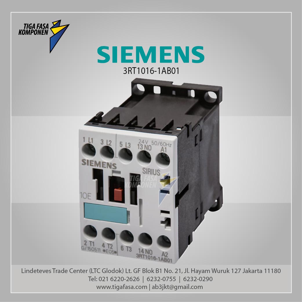 3RT1016-1AB01 MC-4kW 1NO 24 VAC