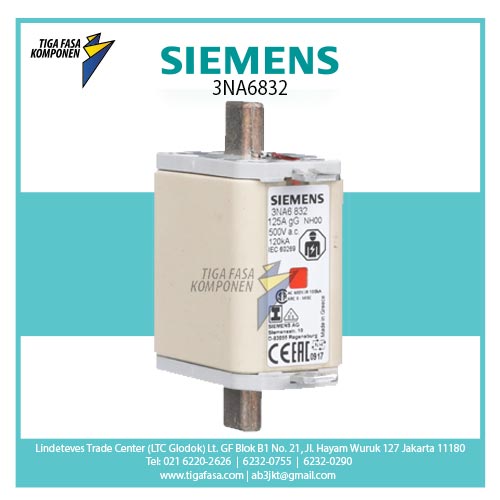 3NA6832 FUSE S00 125A