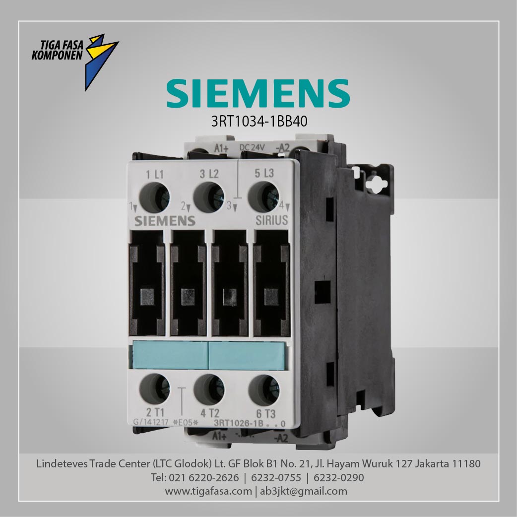 3RT1034-1BB40 MC-15kW 24VDC