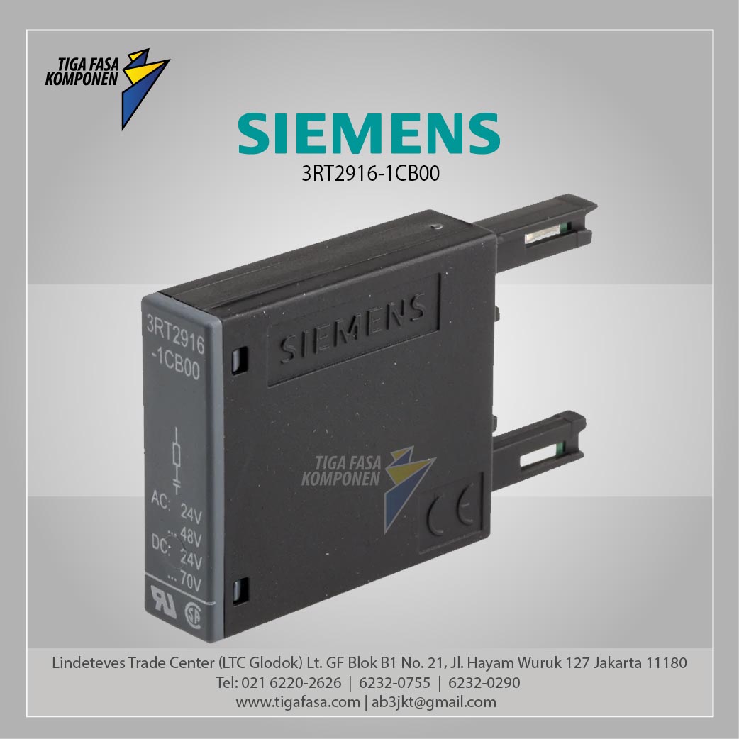3RT2916-1CB00 Surge Suppressor RC Element 24-48 V AC 24-70 V DC